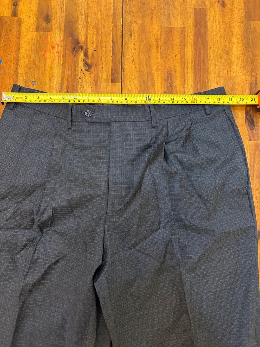 Ralph Lauren Men's Dark Gray Pleated Dress Pants size 38x29 - Picture 4 of 6